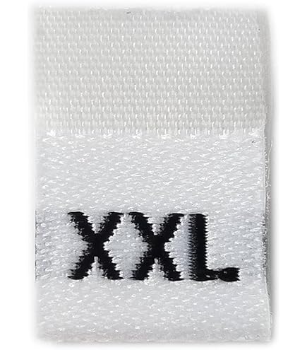 XLサイズ(タグ類なし) Amazon.co.jp: サイズネーム M・L・XL 各100枚セット 白 サイズタグ 織